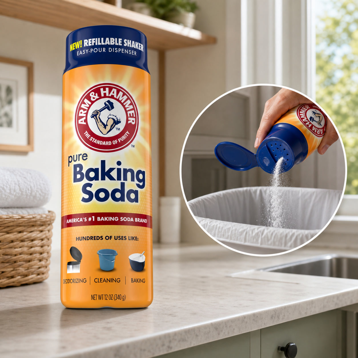 2pcs Baking Soda Shaker Air Fr - огляд і ціна Kitchen Baking Soda